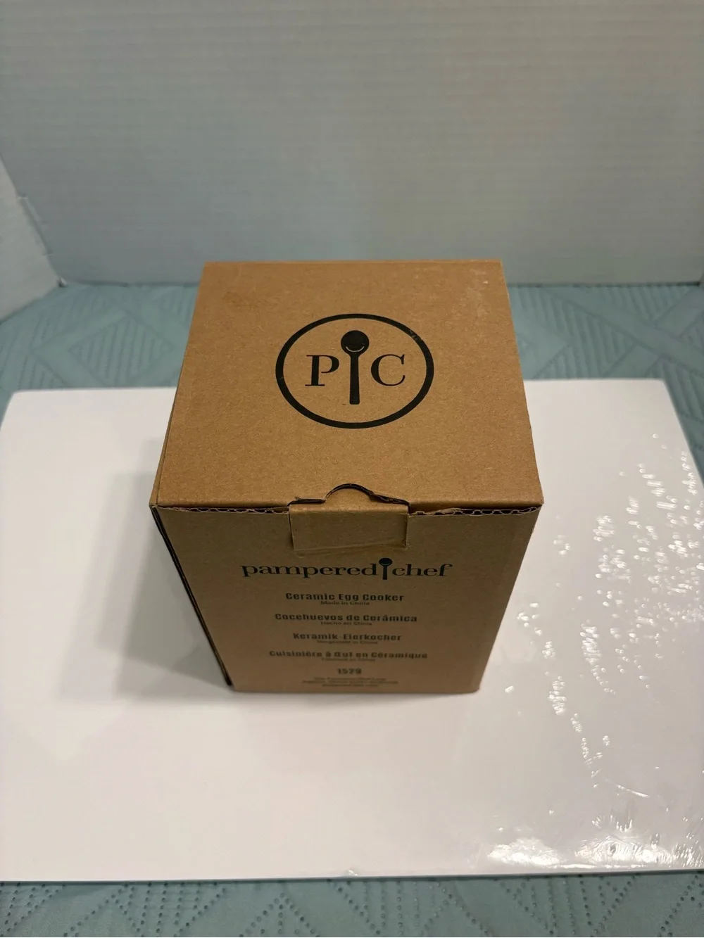 Pampered Chef Ceramic Egg Cooker 1529 For Microwave New Opened Box
